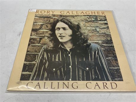 RORY GALLAGHER - CALLING CARD UK PRESS - EXCELLENT (E)