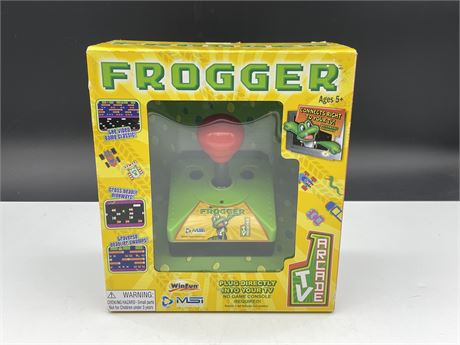 FROGGER TV ARCADE GAME - (NEW PKG)