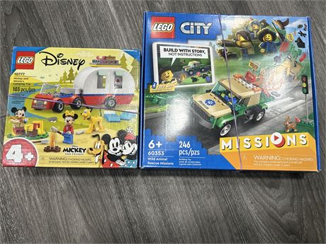 2 OPEN BOX LEGO SETS-60353 & 10777