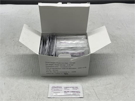 MEDPRO BOX OF INDIVIDUAL LUBES