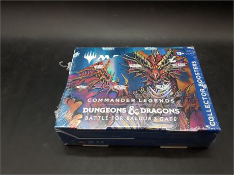 SEALED - MAGIC THE GATHERING D & D COLLECTORS BOOSTER BOX