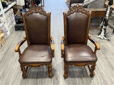 EUROPEAN STYLE HIGHBACK CHAIRS (4ft tall)
