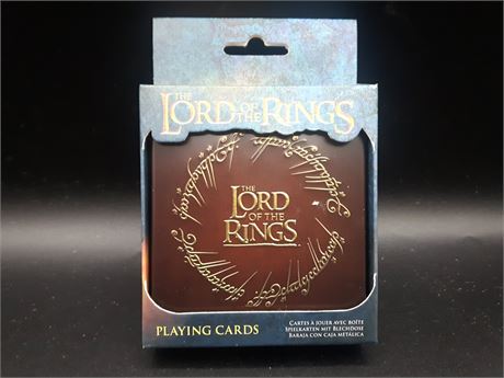 SEALED - LORD OF THE RINGS PLAYING CARDS