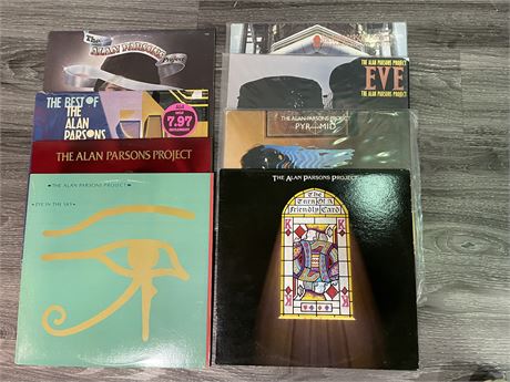 8 THE ALAN PARSONS PROJECT RECORDS