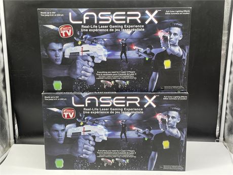 2 OPEN BOX LASER X LASER GAMING EXPERIENCE