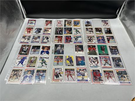 50 NHL ROOKIE CARDS