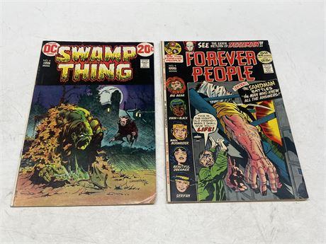 SWAMP THING #4 & THE FOREVER PEOPLE #9