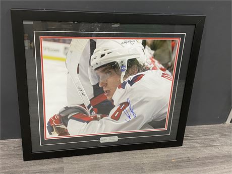 SIGNED ALEX OVECHKIN FRAMED PICTURE - NO COA (22”x28”)