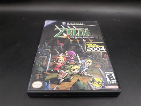 ZELDA FOUR SWORDS - SLIGHTLY SCRATCHED - TESTED AND WORKING - GAMECUBE