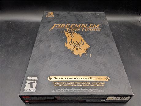 SEALED - RARE - FIRE EMBLEM THREE HOUSES - COLLECTORS EDITION - SWITCH