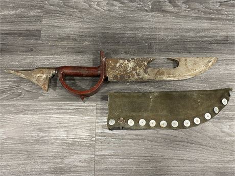 STEEL KNIFE (23” long)