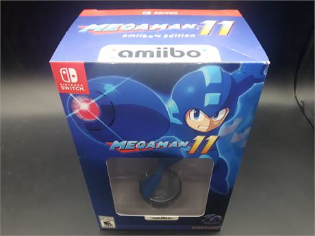 MEGAMAN 11 COLLETORS EDITION WITH AMIIBO - MINT - SWITCH