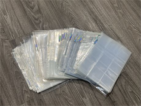LARGE LOT OF CARD SLEEVES