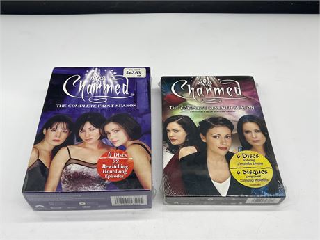 SEALED - CHARMED SEASON 1 & 7 DVD BOX SETS
