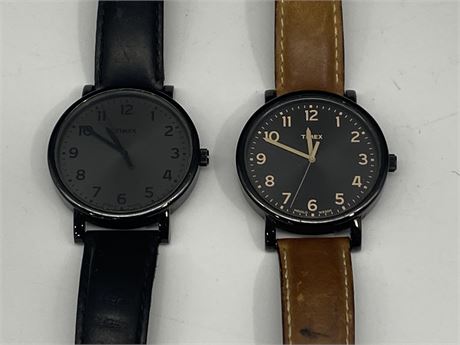 2 TIMEX MENS WATCHES (Working)