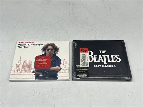 2 SEALED THE BEATLES & JOHN LENNON CDS