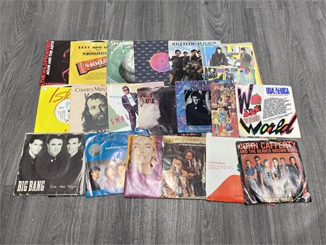 (20) 45 RPM LPS - CONDITION VARIES