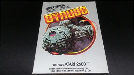 GYRUSS (ATARI 2600) COMPLETE WITH BOX & INST. EXCELLENT CONDITION