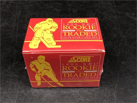 SEALED SCORE 1990 NHL ROOKIE & TRADED CARD SET