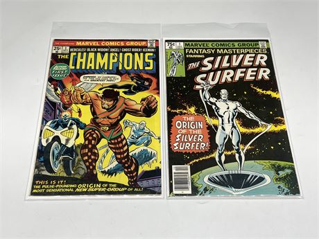 THE CHAMPIONS #1 / FANTASY MASTERPIECES STARRING SILVER SURFER #1