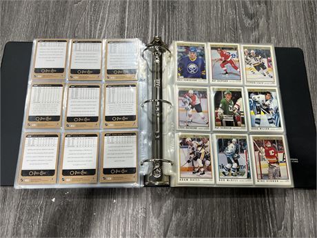 BINDER OF OPC NHL CARDS - DIFFERENT YEARS