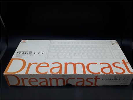JAPANESE DREAMCAST KEYBOARD - CIB - VERY GOOD CONDITION