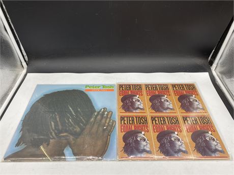 2 PETER TOSH RECORDS - VG+