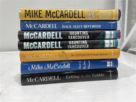 7 MIKE MCCARDELL BOOKS