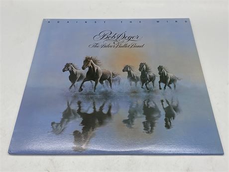 BOB SEGER & THE SILVER BULLET BAND - AGAINST THE WIND - NEAR MINT (NM)