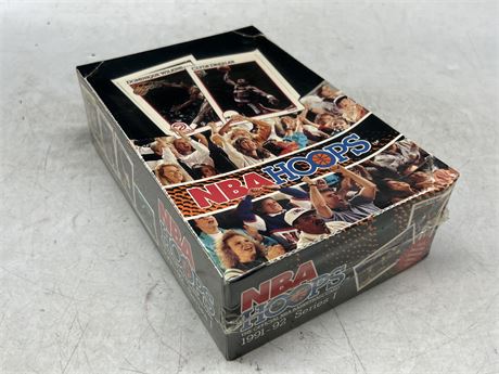 SEALED NBA HOOPS 1991/92 SERIES 1 BOX