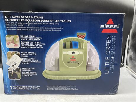 BISSELL LITTLE GREEN PORTABLE SPOT CLEANER