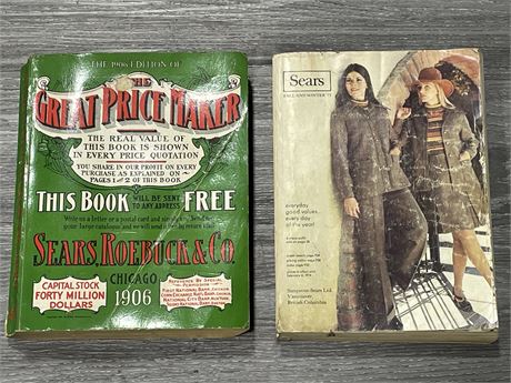 SEARS CATALOGUES (1900’s & 1970’s)
