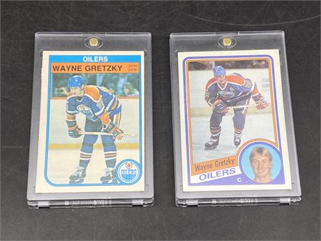 GRETZKY 3RD & 4TH YEAR CARDS