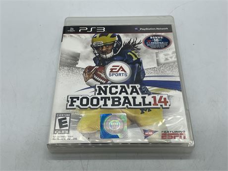 NCAA FOOTBALL 14 - PS3 - COMPLETE WITH MANUAL