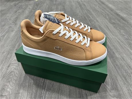 NEW LACOSTE LEATHER SHOES - SIZE 10.5
