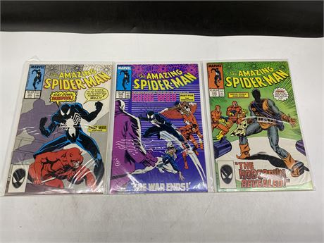 3 AMAZING SPIDER-MAN COMICS INCL #287-289