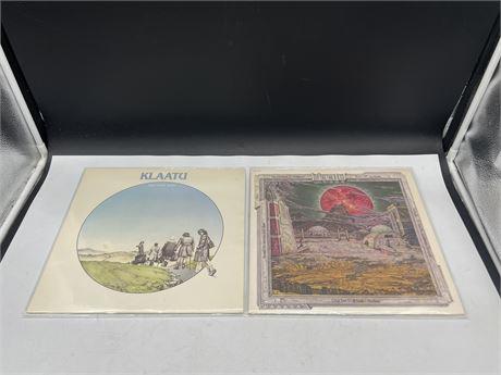 2 KLAATU RECORDS - EXCELLENT (E)