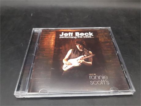RARE - JEFF BECK (OUT OF PRINT) - MINT CONDITION - MUSIC CD