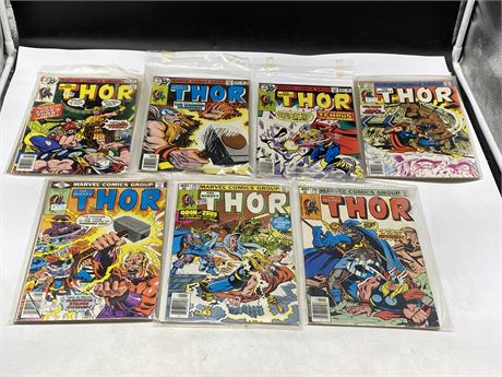 7 THE MIGHTY THOR COMICS