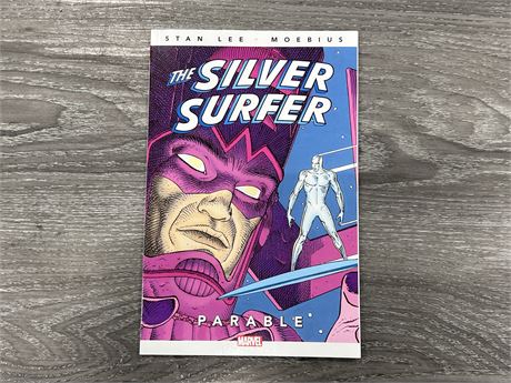 THE SILVER SURFER PARABLE HARDCOVER COMIC
