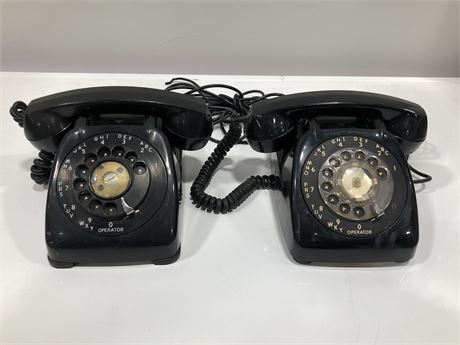 2 VINTAGE TELEPHONES