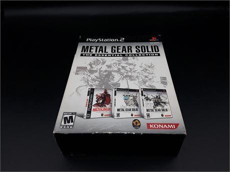 METAL GEAR SOLID ESSENTIAL COLLECTION - CIB - VERY GOOD CONDITION - PS2