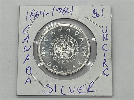 1864-1964 UNCIRCULATED SILVER COIN