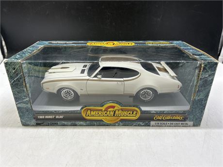 1:18 SCALE DIECAST 1969 HURST OLDS IN BOX