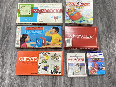 LOT OF MISC BOARD GAMES