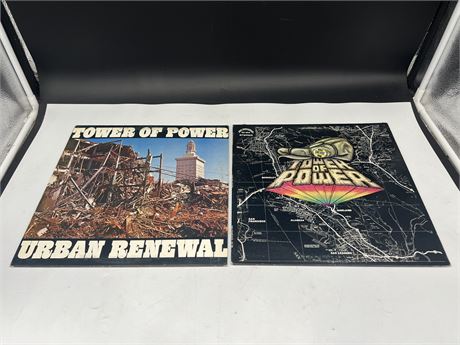 2 TOWER OF POWER RECORDS - VG+