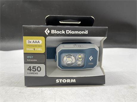 (NEW) BLACK DIAMOND 450 LUMENS STORM HEADLAMP