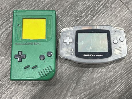 NINTENDO GAMEBOY & GAMEBOY ADVANCE - UNTESTED / AS IS