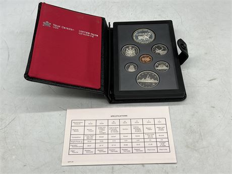1985 RCM UNCIRCULATED DOUBLE DOLLAR COIN SET - CONTAINS SILVER