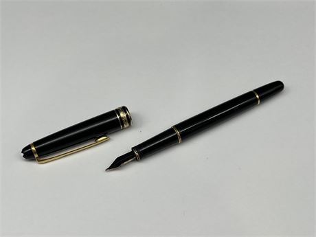 MONT BLANC “MEISTERSTRUCK” FOUNTAIN PEN (AS IS, INK CHAMBER PARTIALLY FILLS)
